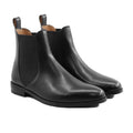 Ginisa - Men's Black Calf Leather Chelsea Boot