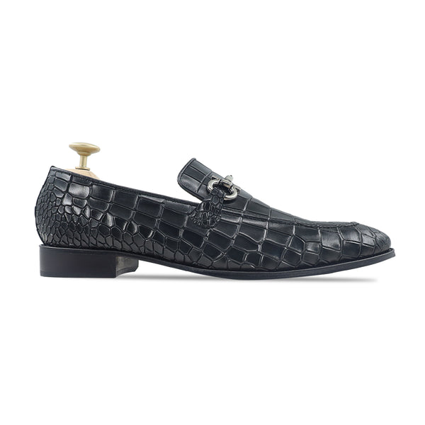 Cori - Men's Black Calf Leather Loafer