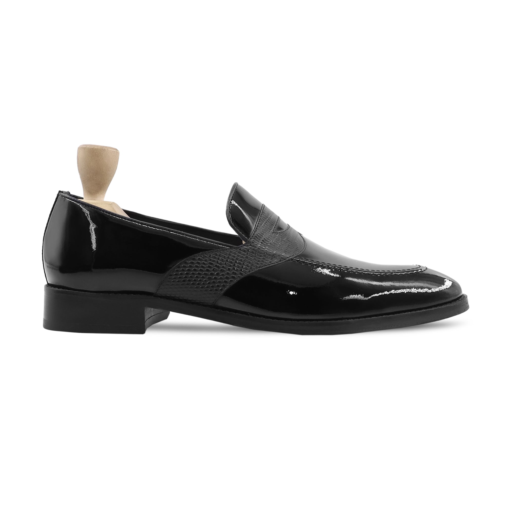 Razkrizje - Men's Black Patent Leather Loafer