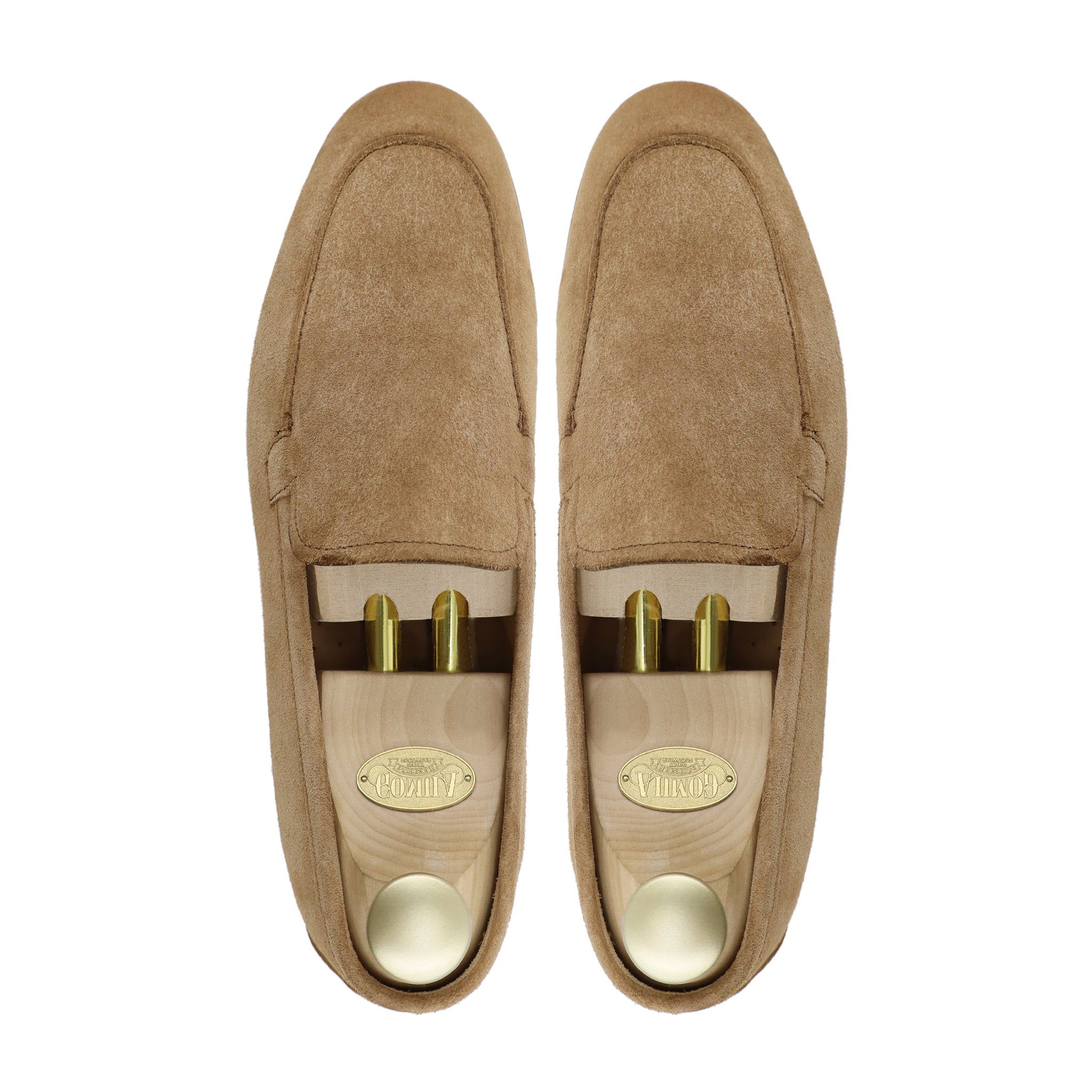 Elbert - Men's Camel Kid Suede Loafer