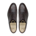Yuya - Men's Dark Brown Calf Leather Oxford Shoe