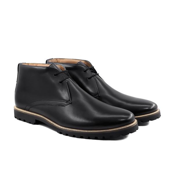Serissa - Men's Black Calf Leather Chukka Boot