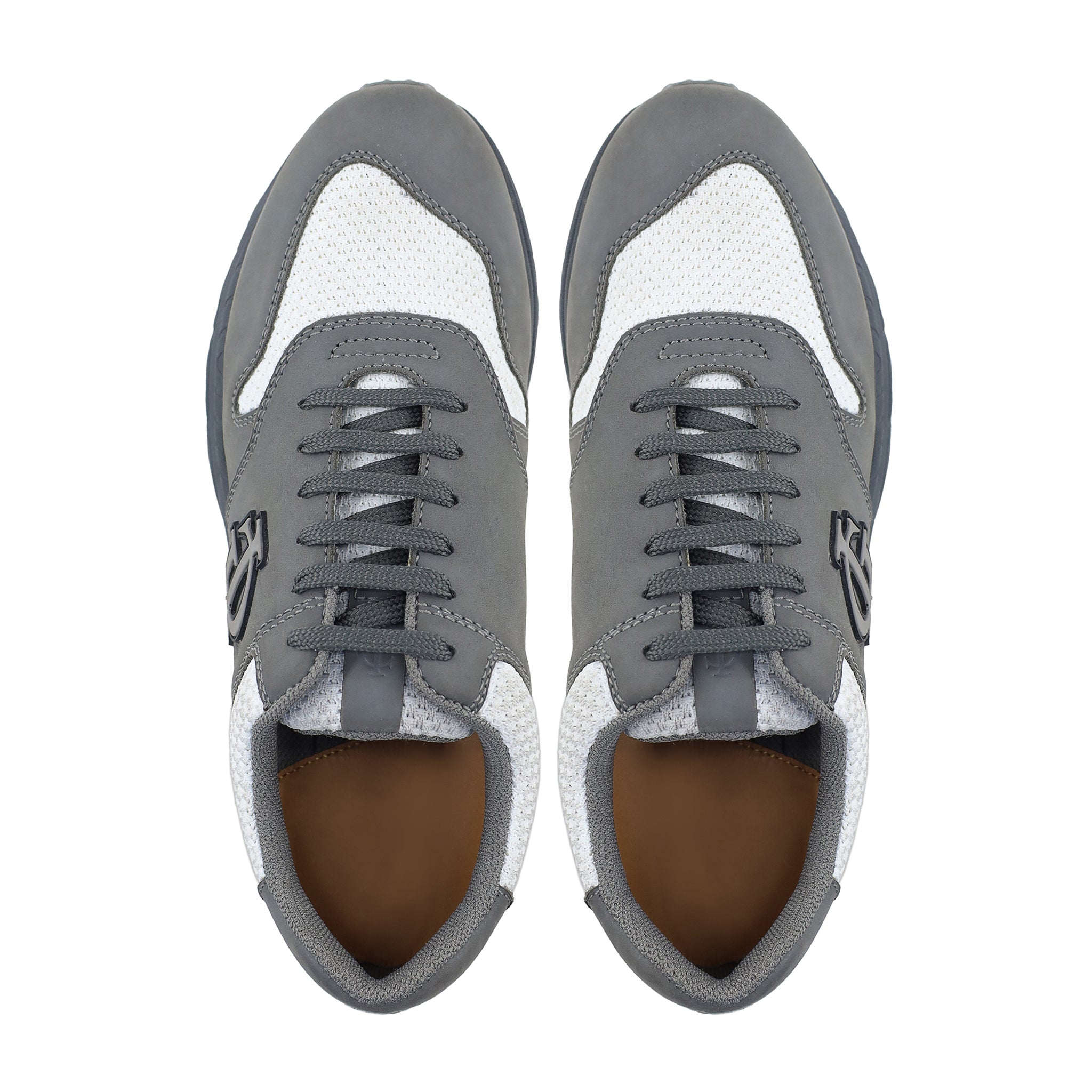 Sanchez - Men's White and Gray Sneaker