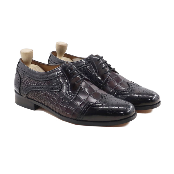 Sosuke - Men's Oxblood Brown Calf Leather Deby Shoe