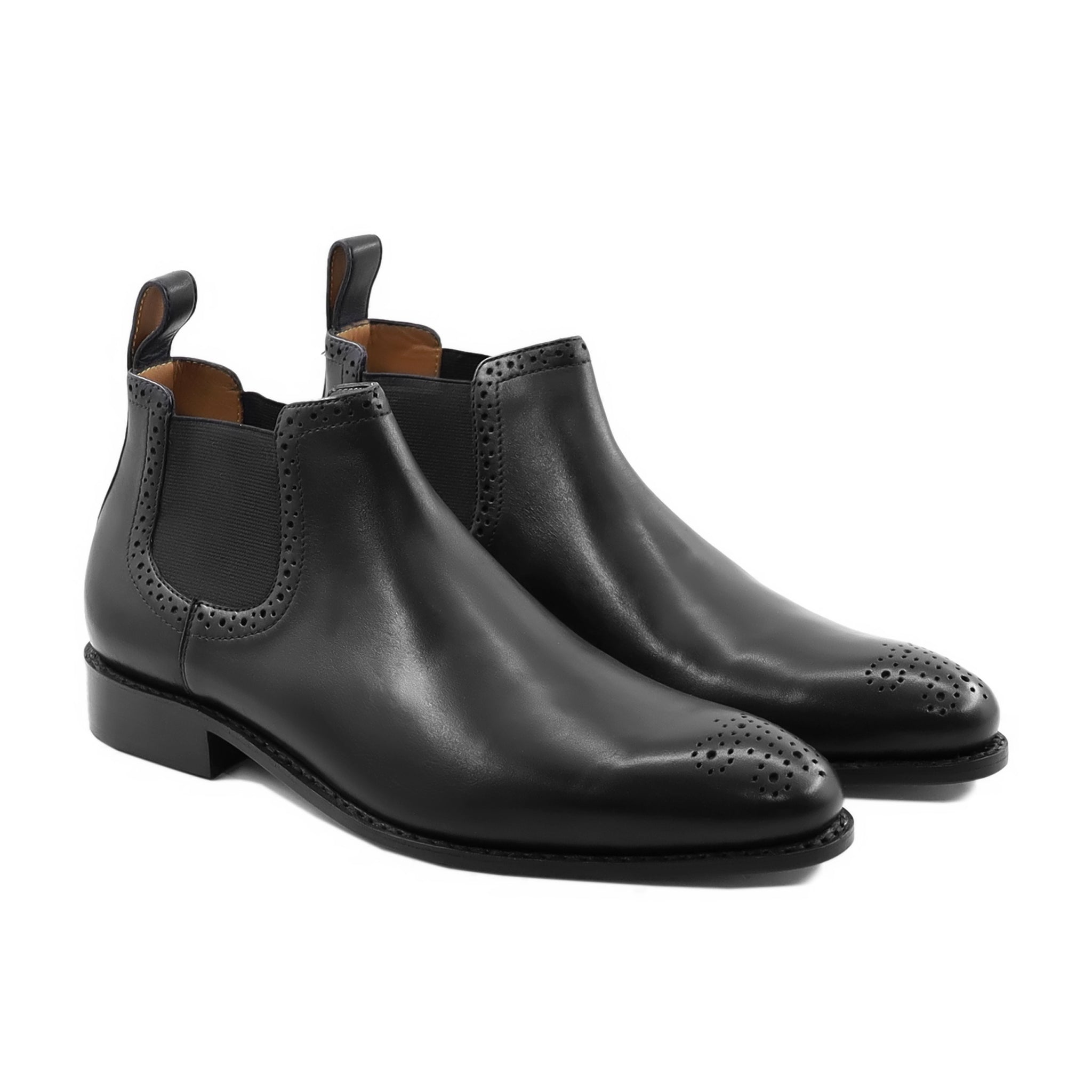 Yukihiro - Men's Men's Black Calf Leather Chelsea Boot