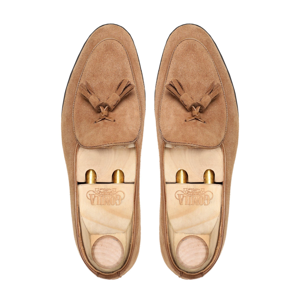 Floyce - Men's Tan Kid Suede Loafer
