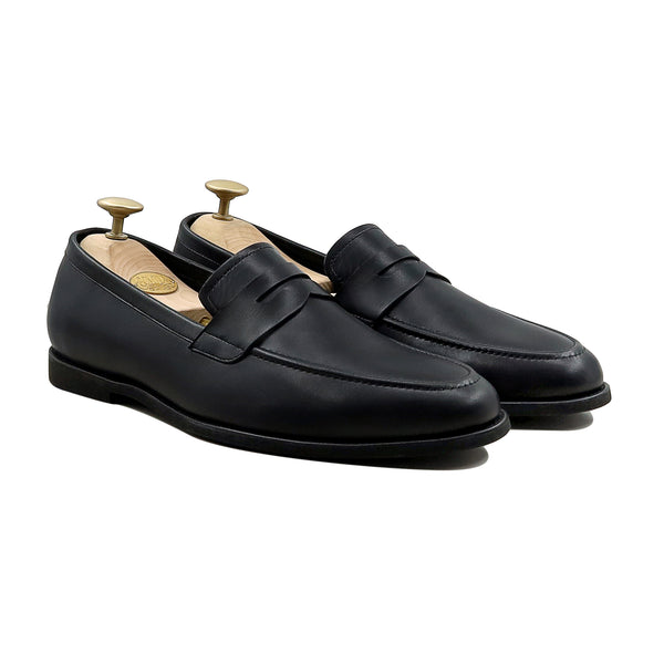 Pecker - Men's Black Calf Leather Loafer
