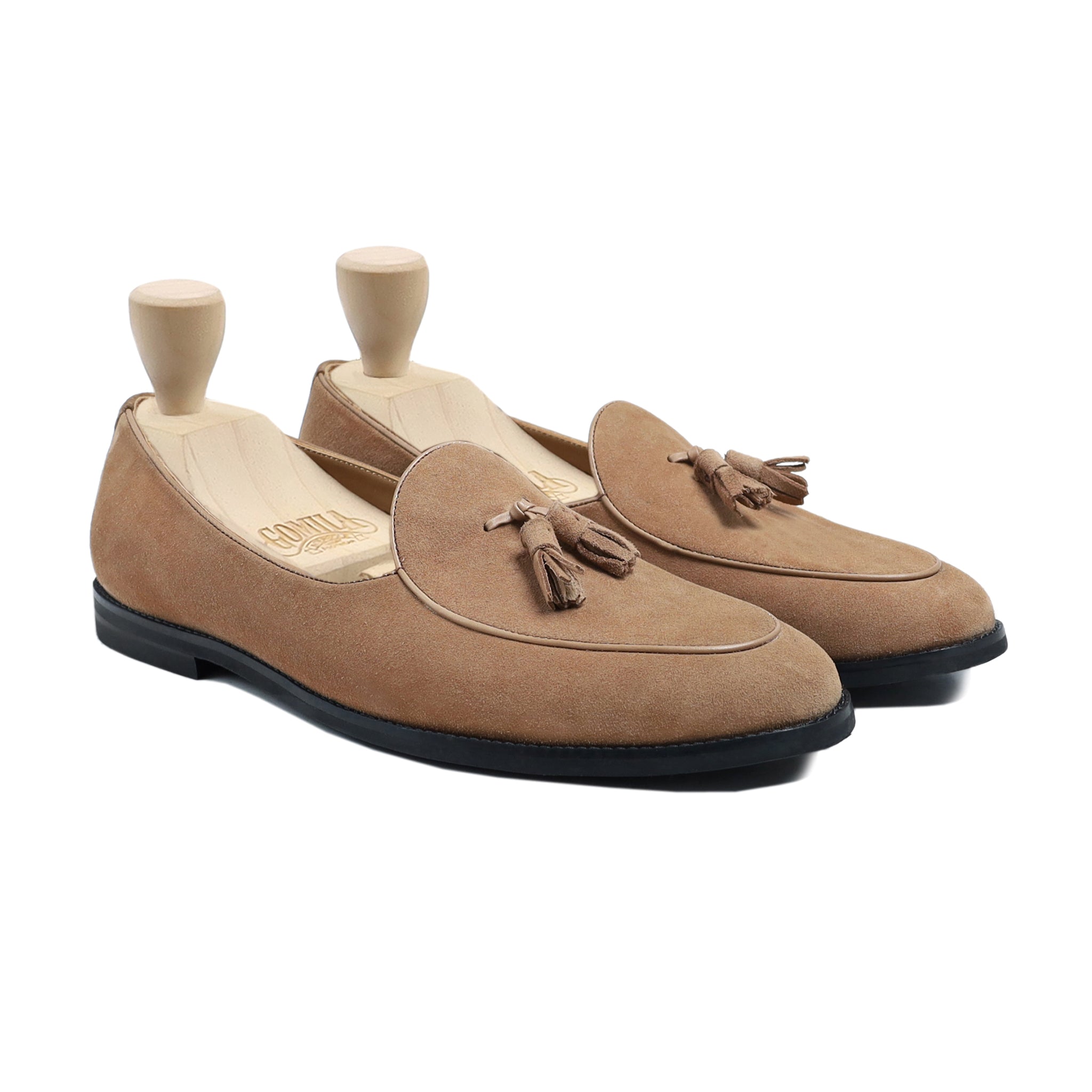 Chambel - Men's Camel Kid Suede Loafer