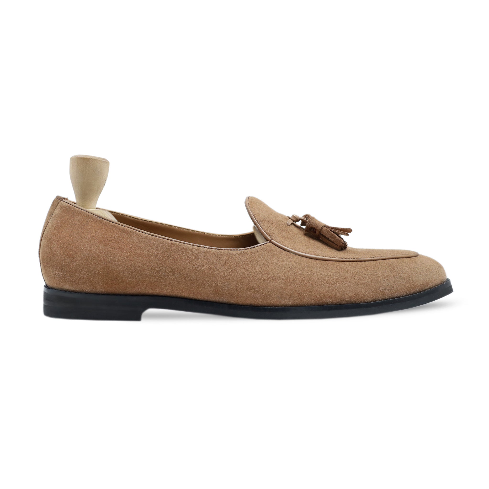 Chambel - Men's Camel Kid Suede Loafer