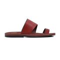 Norrkoping - Men's Red Calf Leather Slipper