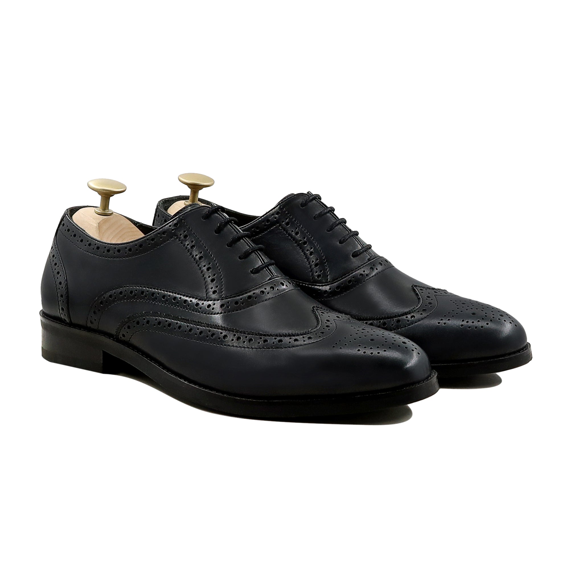 Worchester - Men's Black Calf Leather Oxford Shoe