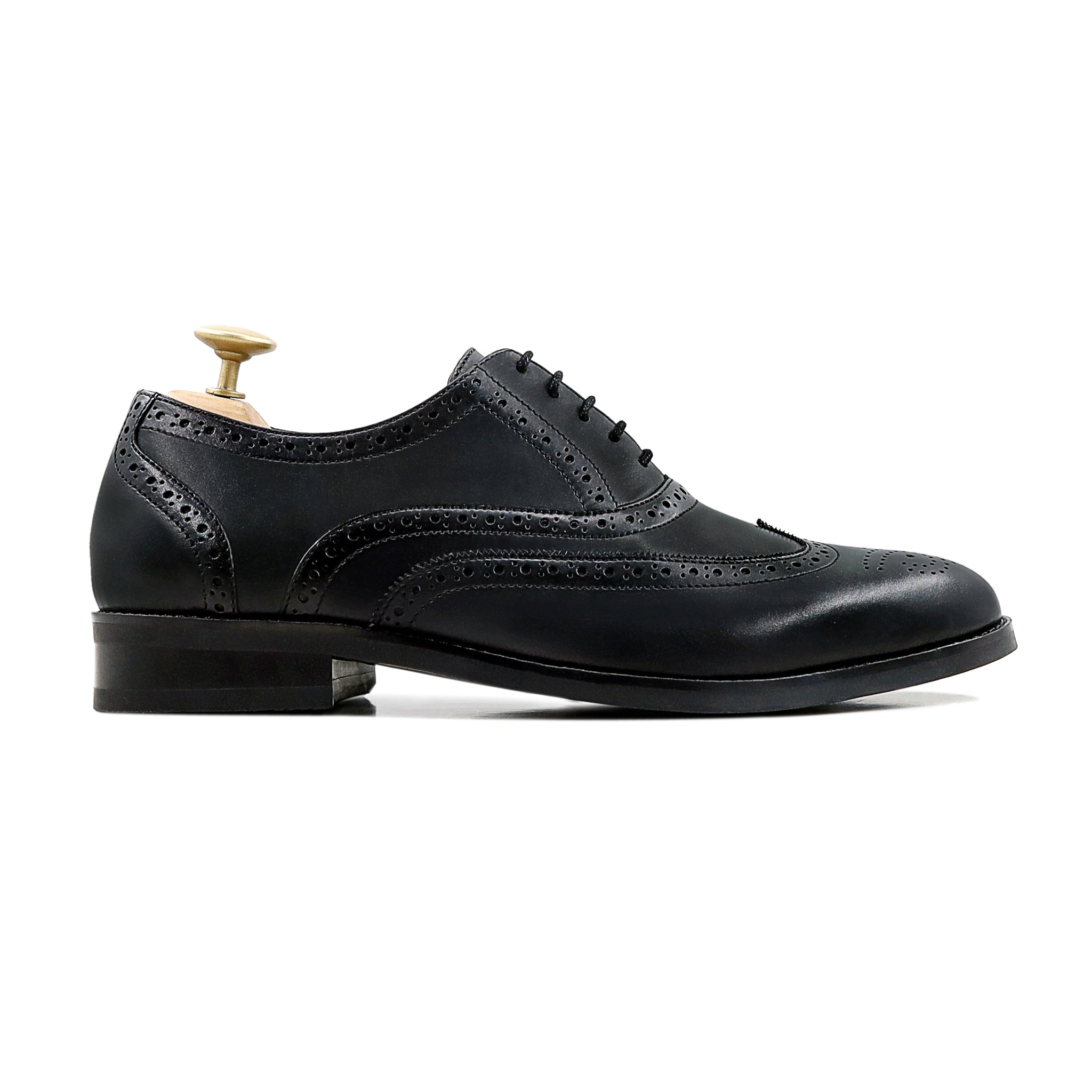 Worchester - Men's Black Calf Leather Oxford Shoe