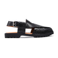 Winward - Men's Black Patent Leather Sandal