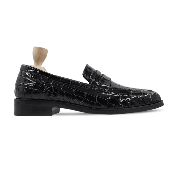 Doga - Men's Black Patent Leather Loafer