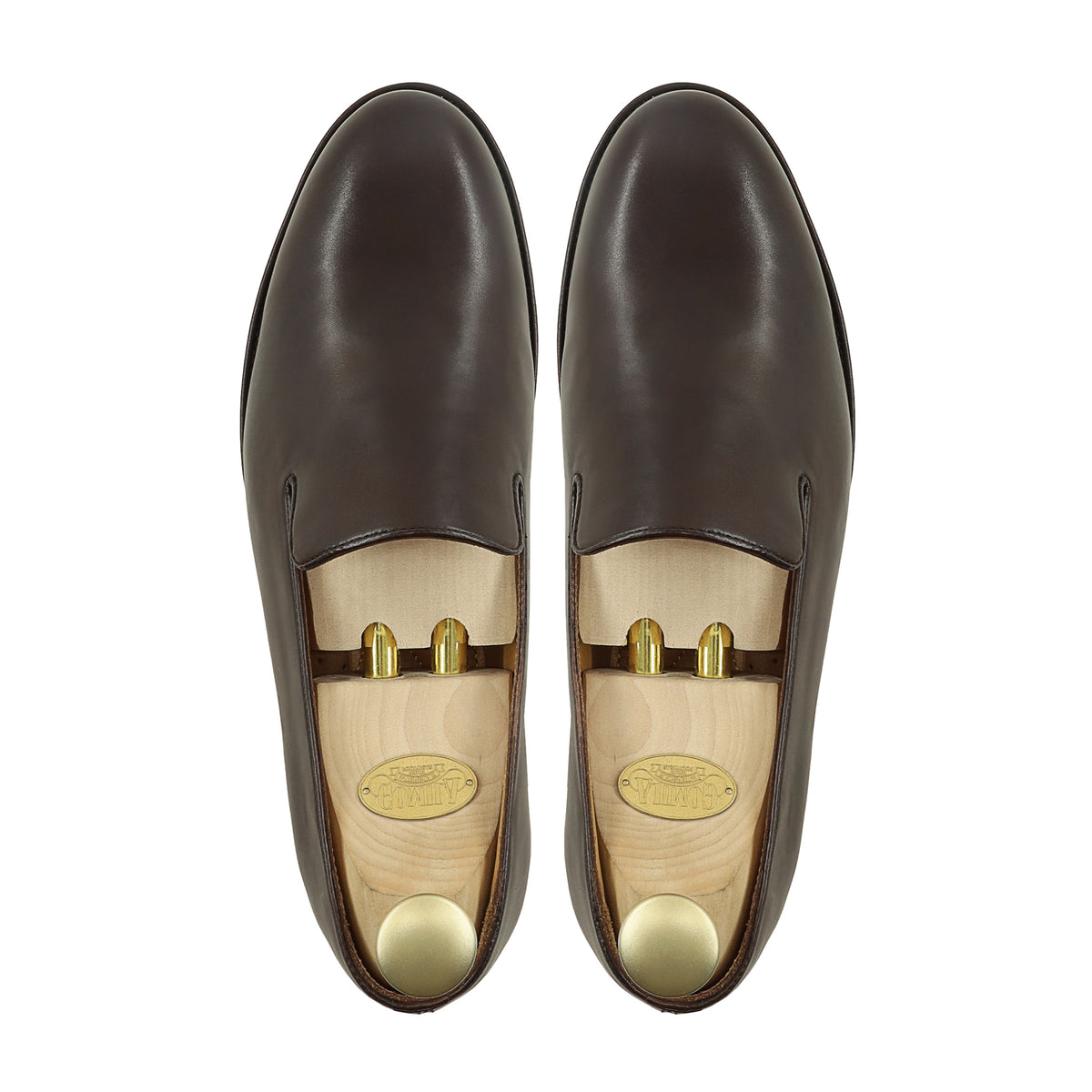 Trunk - Men's Dark Brown Calf Leather Loafer