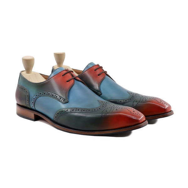 Hummer - Men's Multicolor Calf Leather Derby Shoe