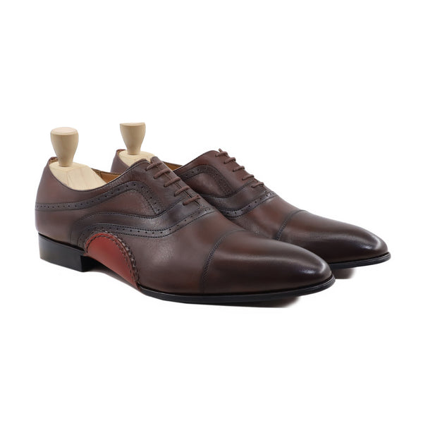 Demarc - Men's Brown Calf Leather Oxford Shoe