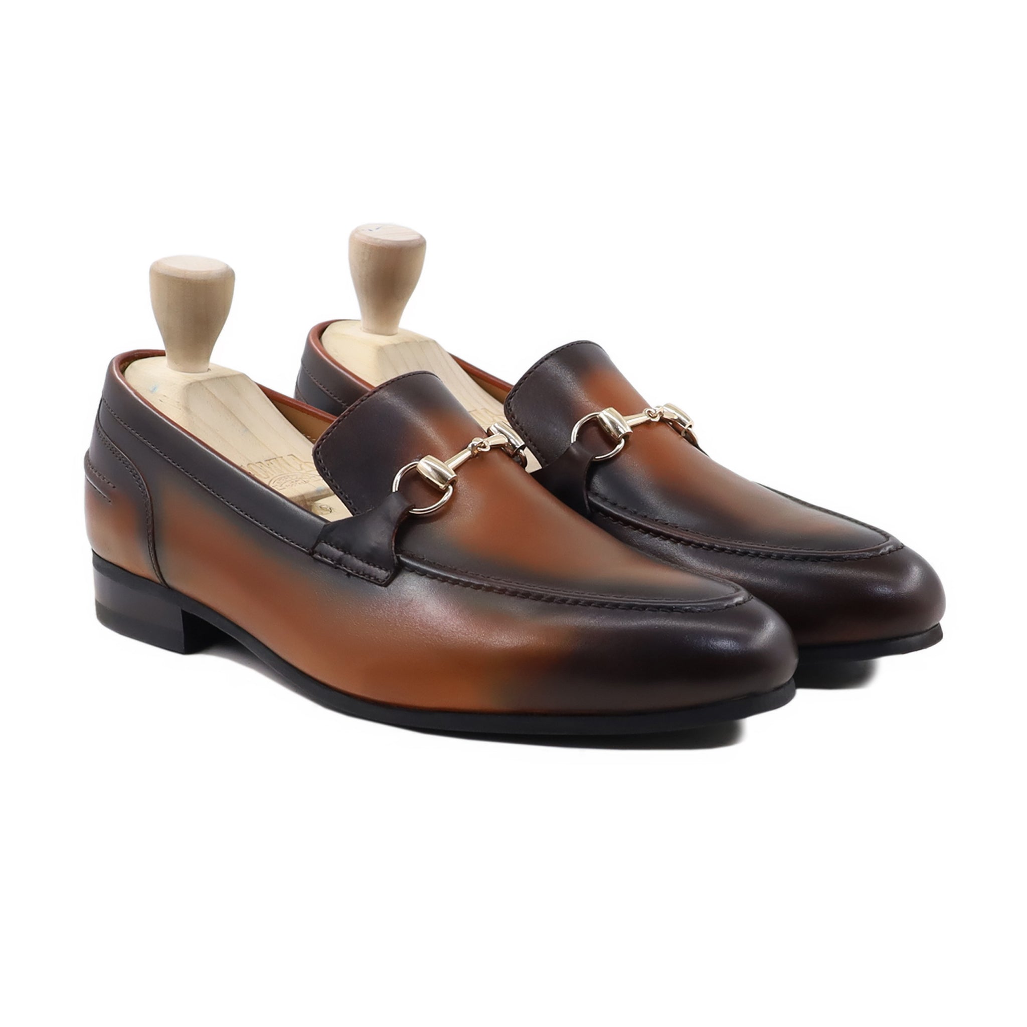 Syler - Men's Burnished Tan Calf Leather Loafer