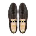 Tanto - Men's Oxblood and Dark Brown Pebble Grain Leather Loafer