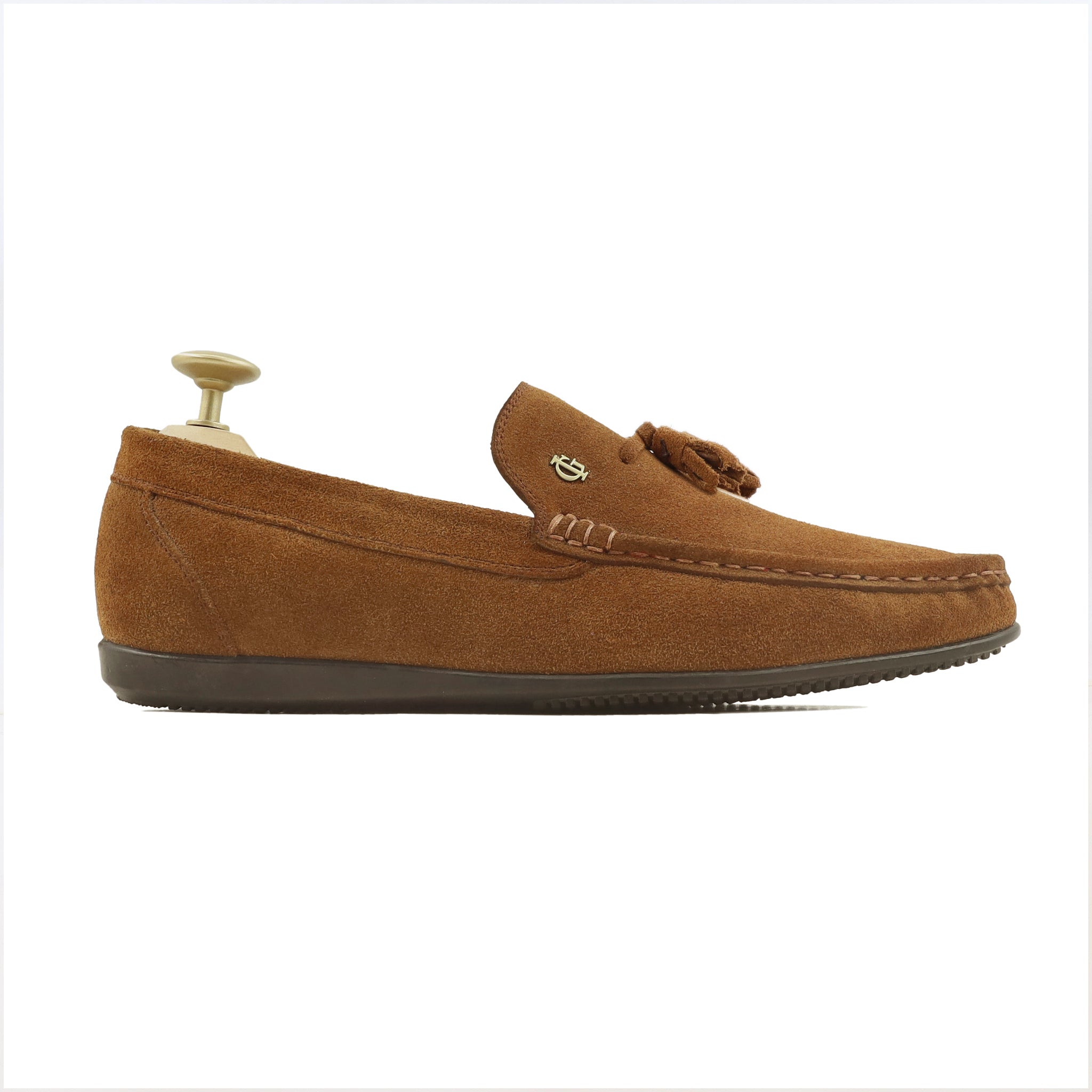 Bixby - Men's Cognac Suede Loafer