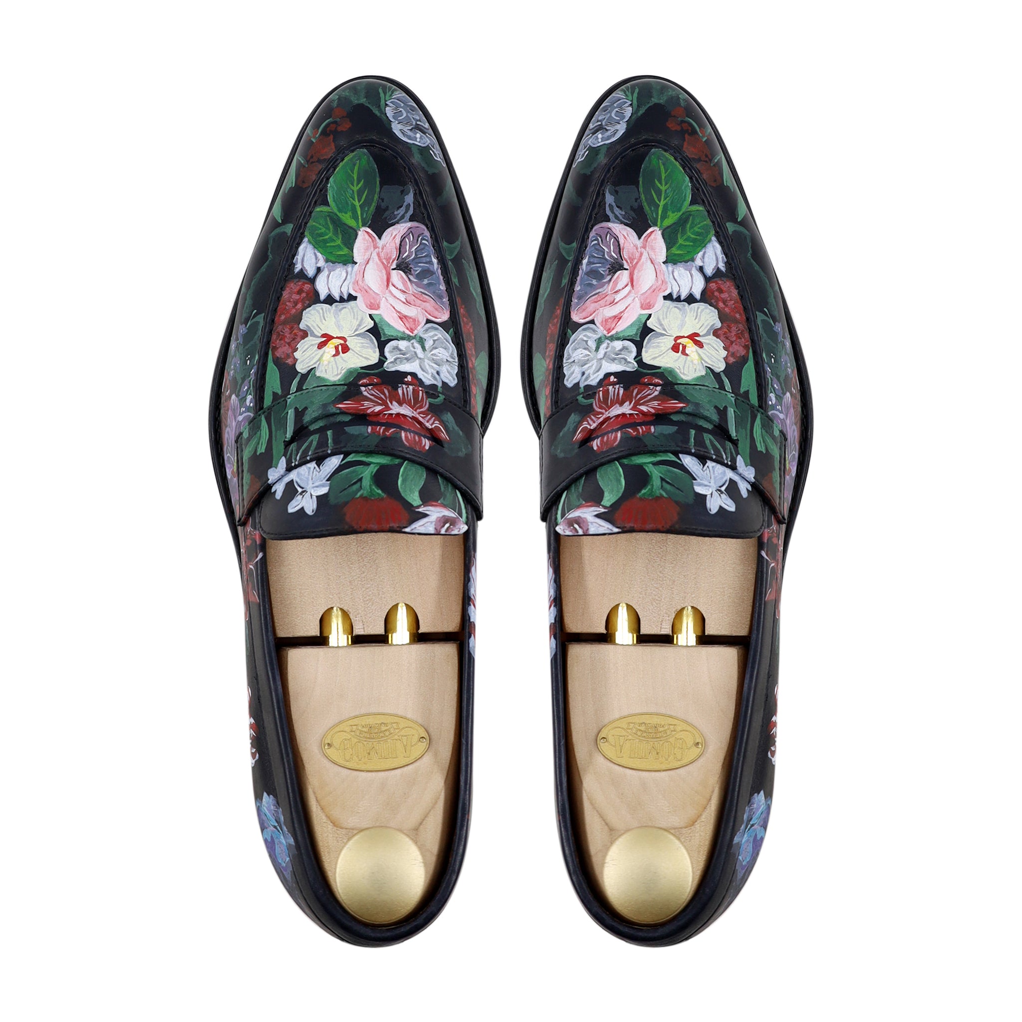 Zale - Men's Black Hand Painted Loafer