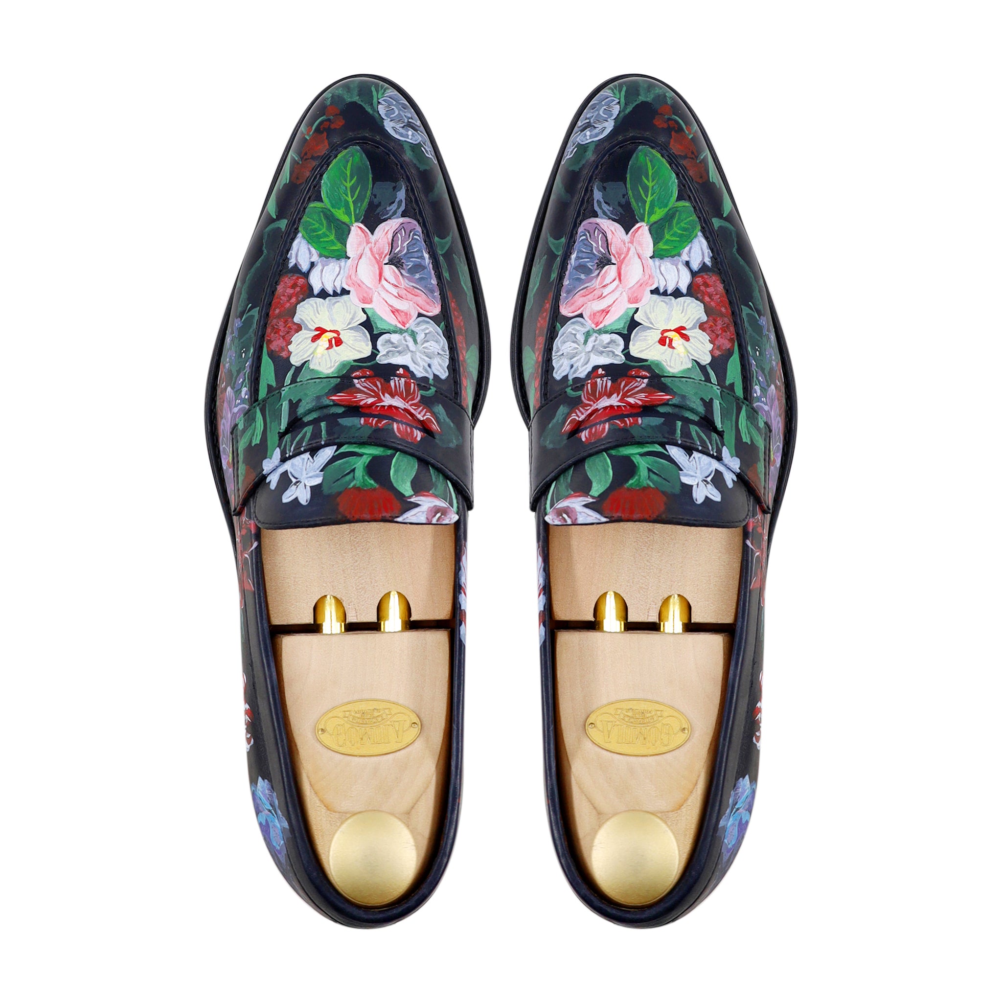 Zale - Men's Black Hand Painted Loafer
