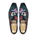 Ryker - Men's Black Hand Painted Wholecut