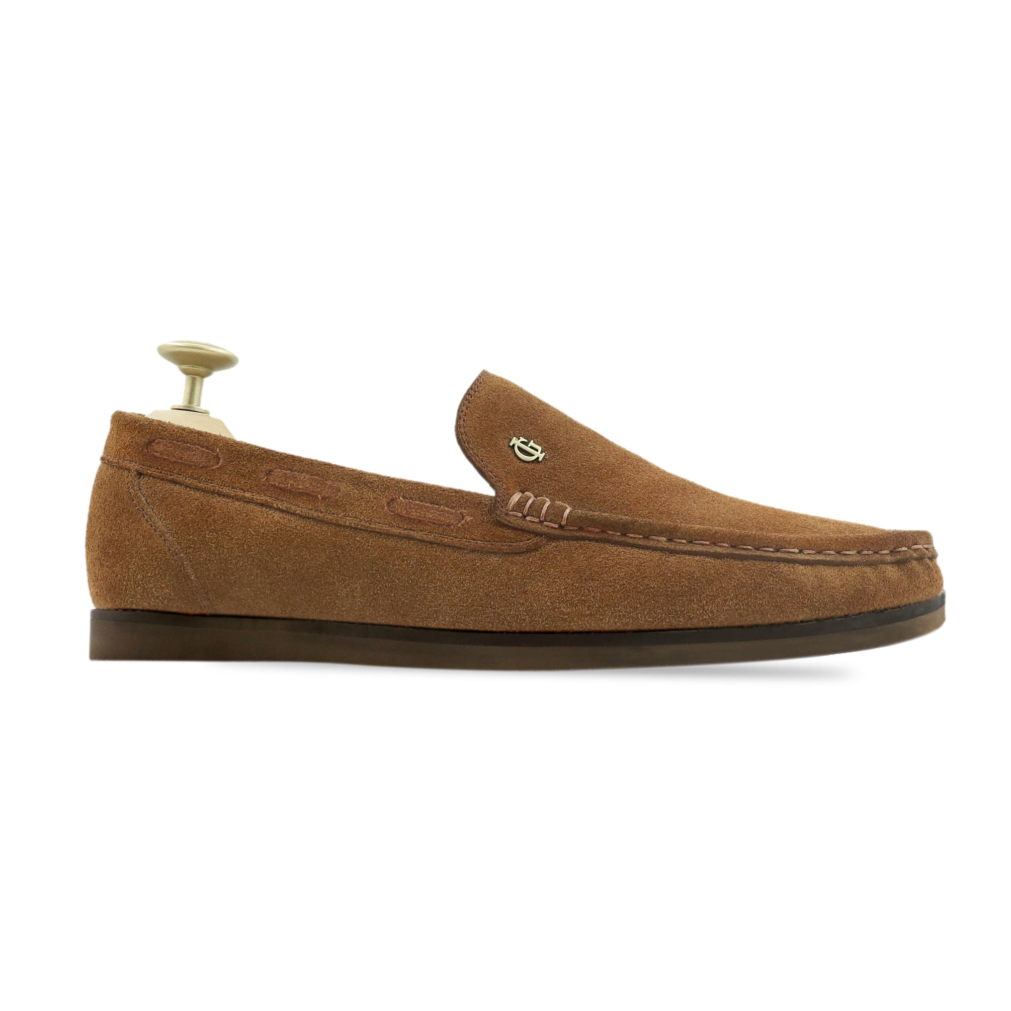 Balon - Men's Cognac Suede Loafer