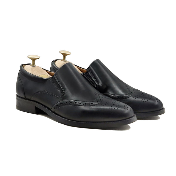 Kagoya - Men's Black Calf Leather Loafer