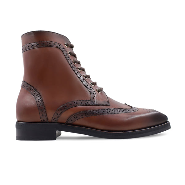 Klagen - Men's Burnished Brown Calf Leather Boot