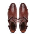 Kongsvinger - Men's Burnished Oxblood Calf Leather Jodhpur Boot