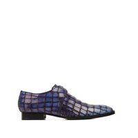 Kosti - Men's Burnished Blue Calf Leather Derby Shoe