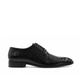 Kovo - Men's Black Patent Leather Wholecut Shoe