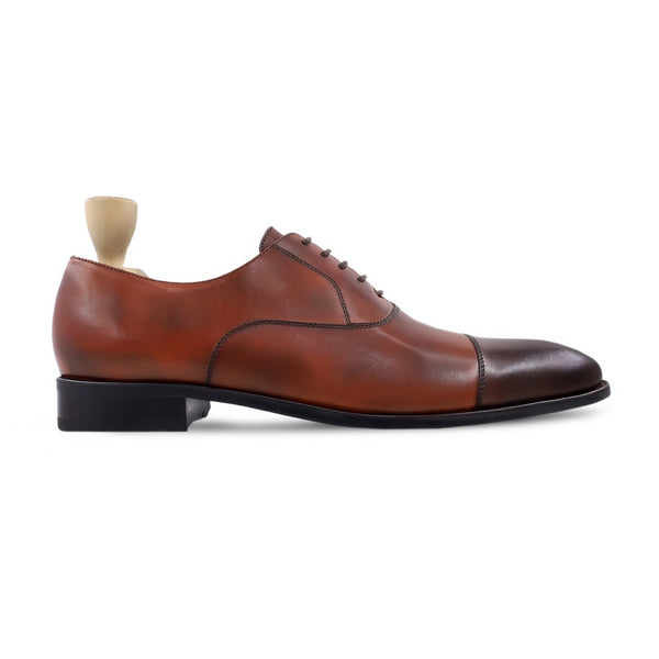 Taiki - Men's Brown Calf Leather Oxford Shoe