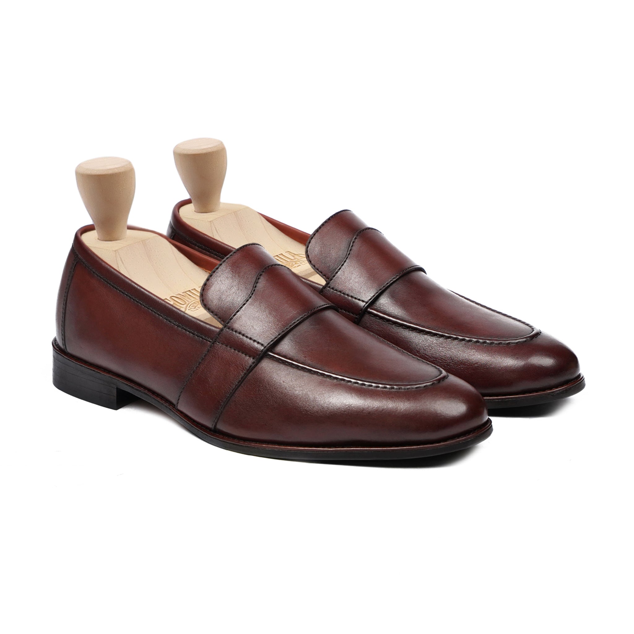 Laval - Men's Oxblood Calf Leather Loafer