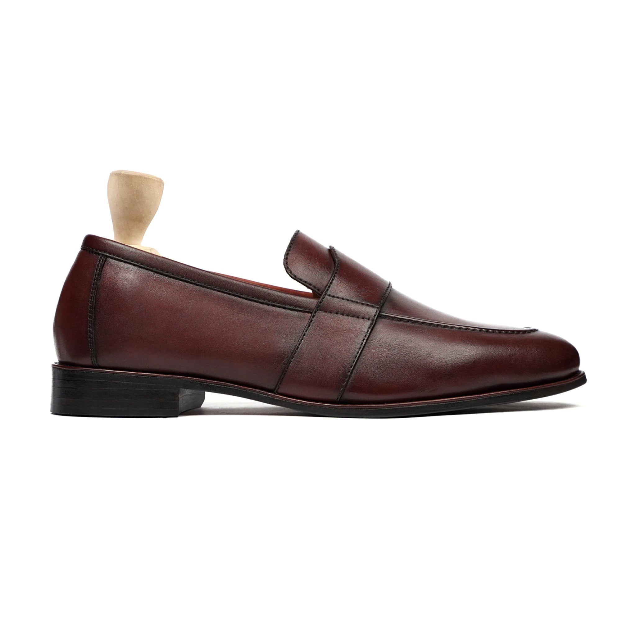 Laval - Men's Oxblood Calf Leather Loafer