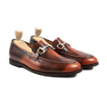 Lavern - Men's Burnished Tan Box leather High Shine Loafer