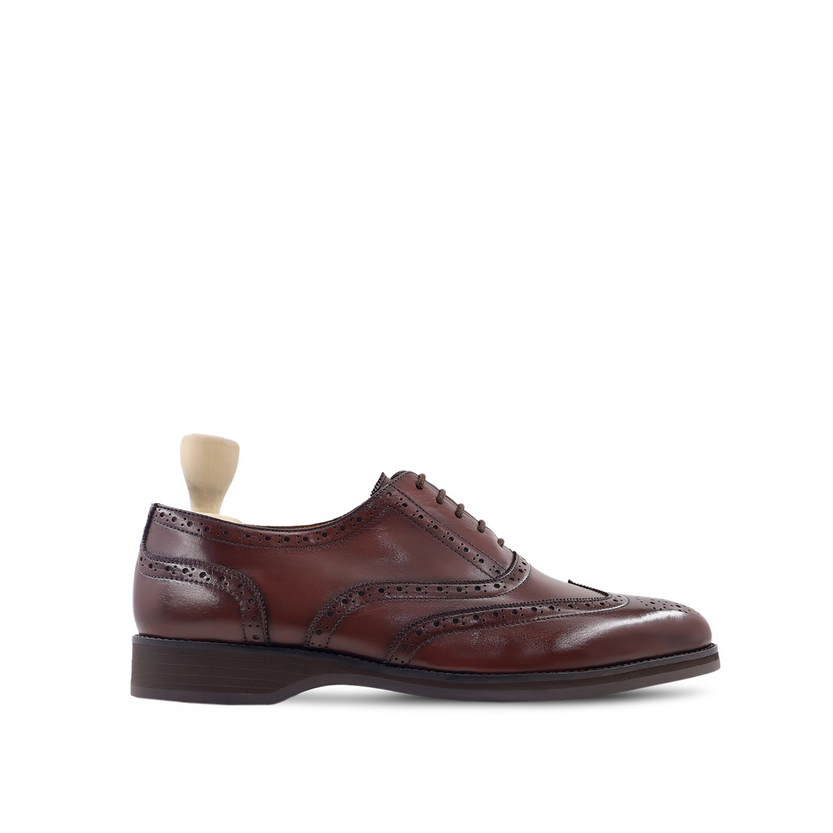 Lester - Men's Reddish Brown Calf Leather Oxford Shoe