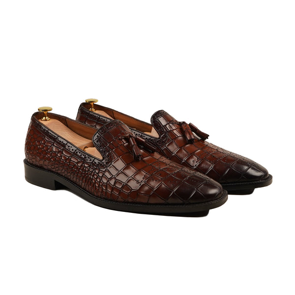 Lucca - Men's Brown Calf Leather Loafer