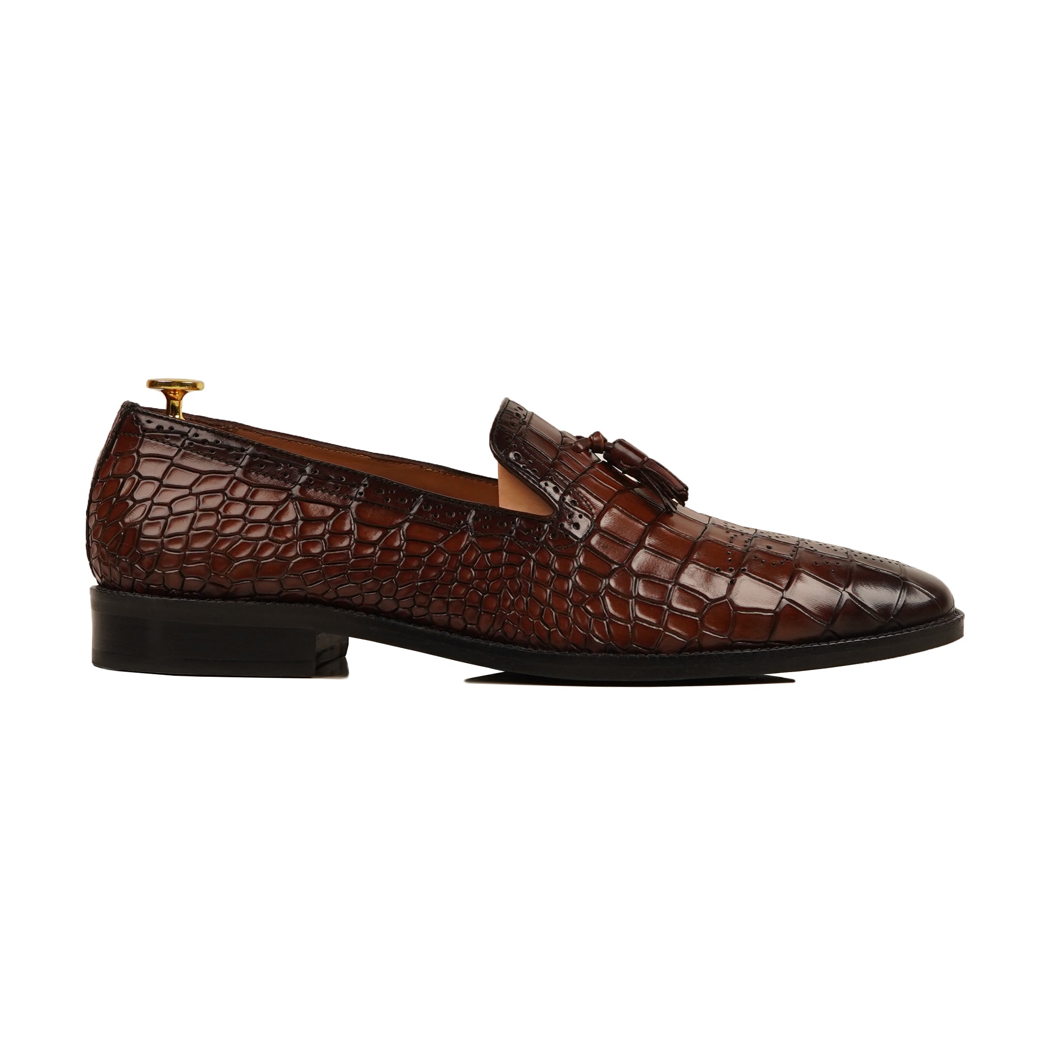 Lucca - Men's Brown Calf Leather Loafer