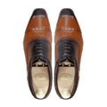 Luka - Men's Burnished Tan Calf Leather Oxford Shoe