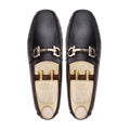 Luzon - Men's Dark Brown Pebble Grain Leather Driver Shoe