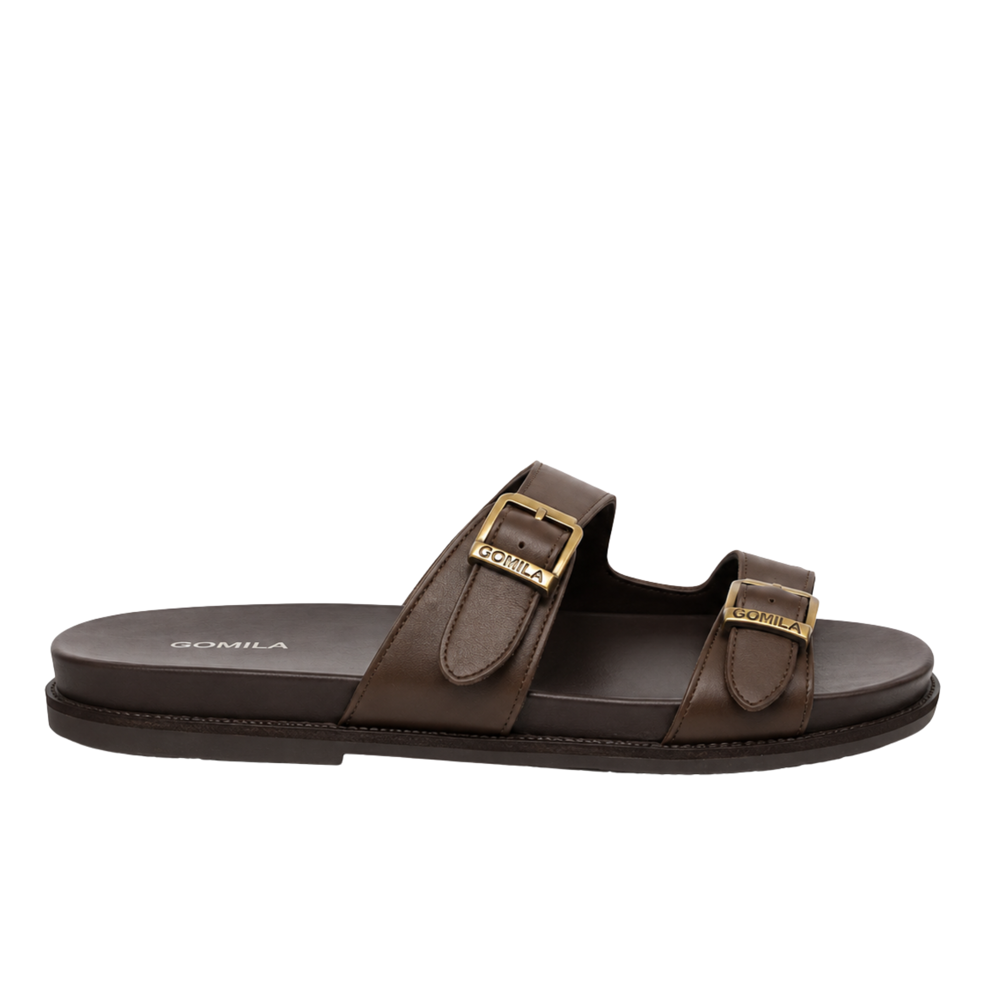 Mosher - Men's Brown Calf Leather Slipper