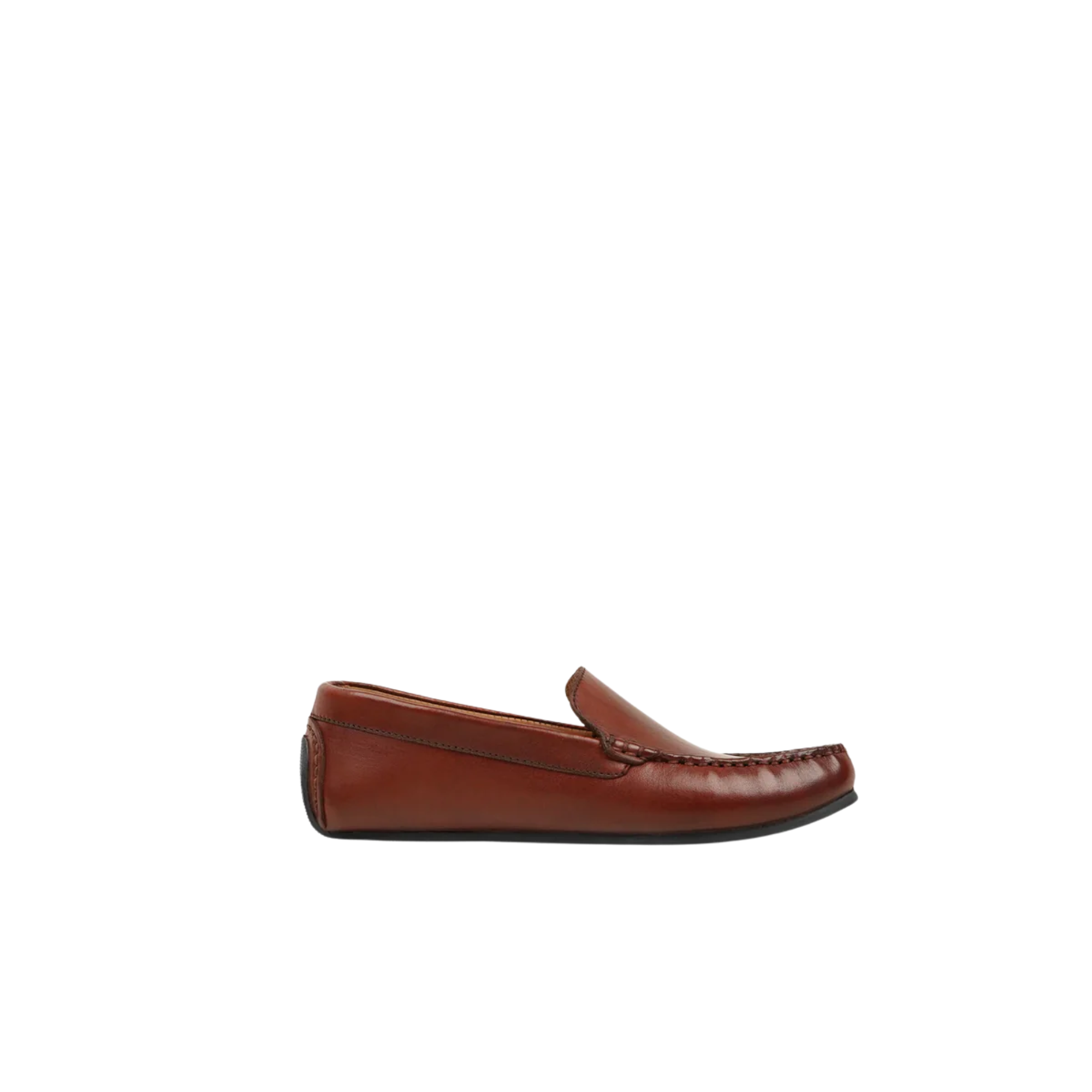 Guti - Kid's Reddish Brown Calf Leather Driver Shoe (5-12 Years Old)