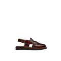 Alfons -  Kid's Oxblood Box Leather High Shine Sandal (5-12 Years Old)