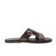 Ozzy - Dark Brown Calf Leather Slipper