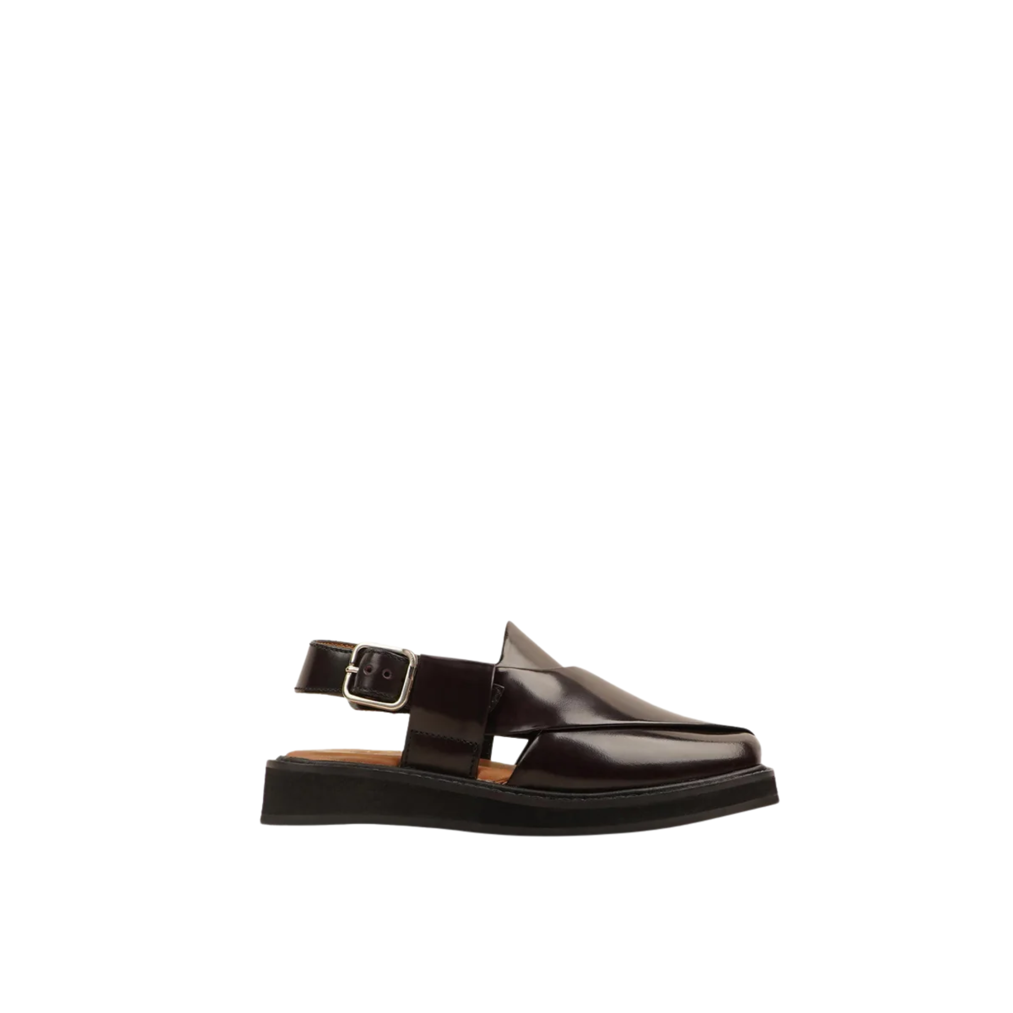 Estrella - Kid's Dark Brown Calf Leather Sandal (5-12 Years Old)