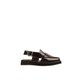 Estrella - Kid's Dark Brown Calf Leather Sandal (5-12 Years Old)