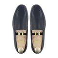 Maddox - Men's Black Pebble Grain Leather Loafer