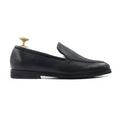 Maddox - Men's Black Pebble Grain Leather Loafer